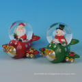 Lovely Santa Design Harz Schneekugel für Weihnachten